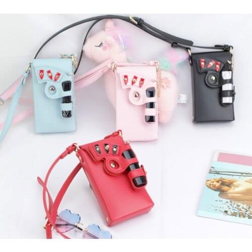 Luxury Handbags Brand Personality Phone Slung Bag New Woman Mini Bag Hanging Pistol Lipstick Bag Ladies Keys Purses and Handbags