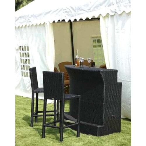 Outdoor Bar Table and 2 Chairs Used Nightclub Furniture