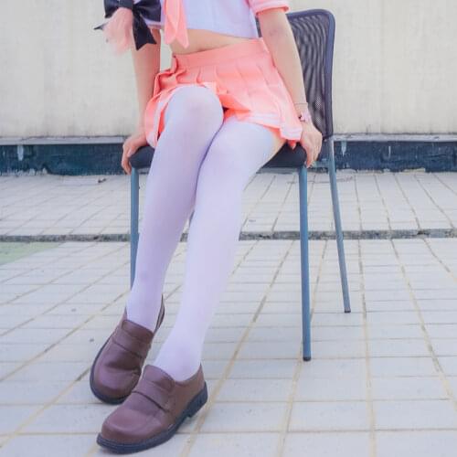 Girls' Daily Lolita Cosplay Costume Universal Knee Socks Calf Socks Black and White 2 Colors Stocking