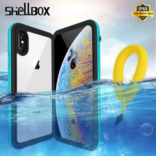 360 Protect for Apple iPhone XS Max Case iPhone 11 Pro Max Water Proof PC Cover for iPhonex Coque iPhone Xr Xs X Waterproof case