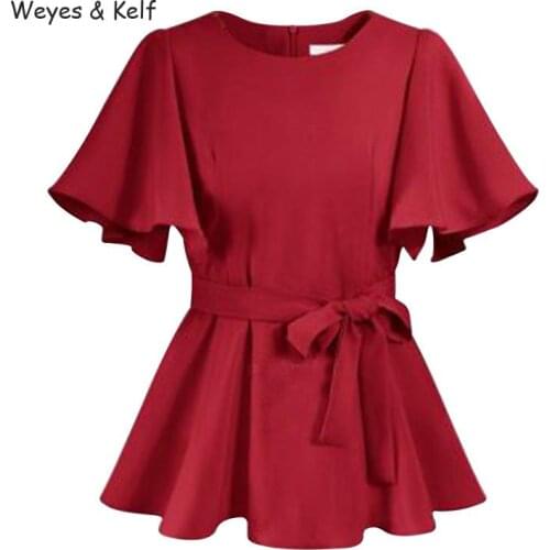 Weyes & Kelf Light Blue Blouses