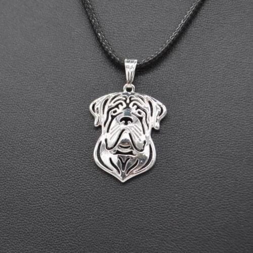 Womens Jewelry Alloy Dog Pendant Necklaces Lovers' English Mastiff Necklaces