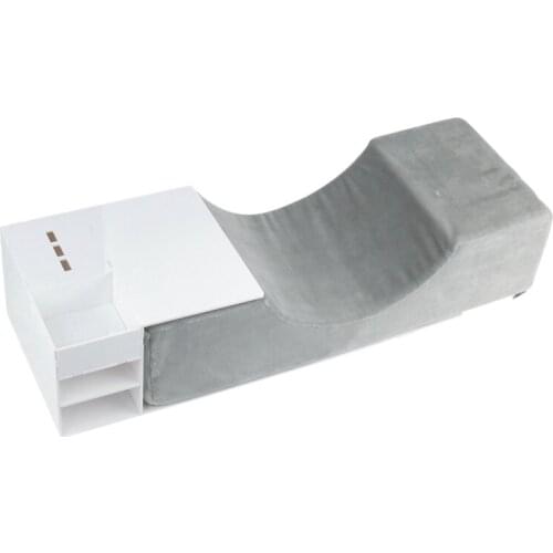 2 in 1 Eyelash Extensions Pillow Shelf Sponge + Lash Pillow Flannel Salon Lash Pillow Makeup Tools Grafting Eyelash Pillow Ergon