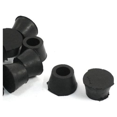 20PCS Black Chair Couch Table Rubber Furniture Leg End Caps 16mm Dia