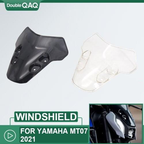 2021 For Yamaha MT07 Windscreen NEW Motorcycle Windshield Deflectors Wind Shield Screen Protector Parts