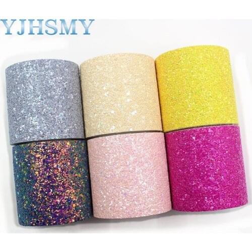 YJHSMY I-19226-489,75mm,2yards Colorful Flash sheet Ribbons,Wedding decoration,Garment accessories,DIY handmade materials