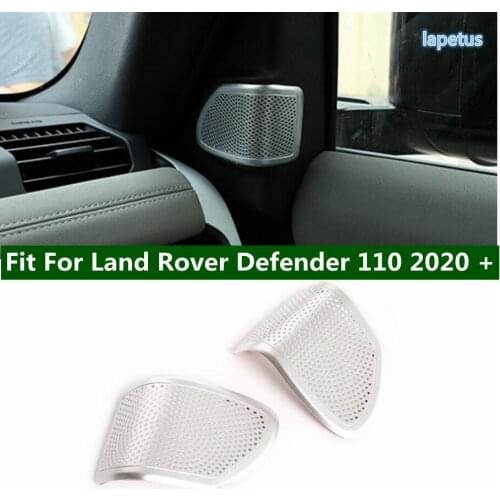 Lapetus Door Loudspeaker Cover Trim Interior Accessories Fit For Land Rover Defender 110 2020 2021 Car styling Audio Speaker