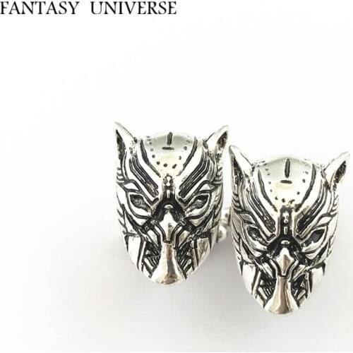 FANTASY UNIVERSE Freeshipping 20pcs a lot Black Panther Cufflinks XQUUVBB01