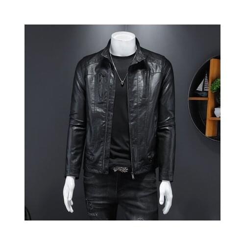 FAVOCENT Men's Faux Leather Jackets