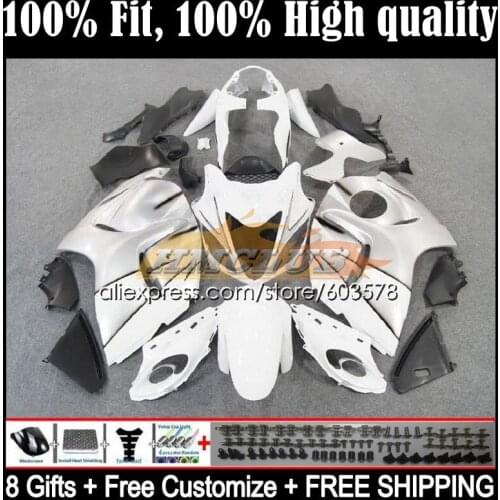 Injection For SUZUKI Hayabusa GSX-R1300 08 09 10 11 12 13 21CL.25 GSXR1300 CC 2014 2015 2016 2017 2018 2019 Fairing glossy white