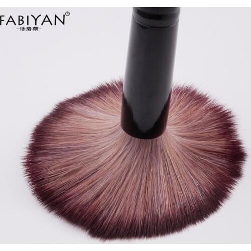 Makeup Nail Art Tool Blush Brush Remover Acrylic UV Gel Powder Soft Head Cosmetic Salon Dust Cleaner Wooden Handle