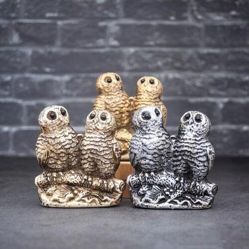 Fake Owl Home Decoration Plastic Emulation Bird Animal Scarecrow Lawn Garden Miniature Art Deco Sculpture Statue Crafts Toys HOT
