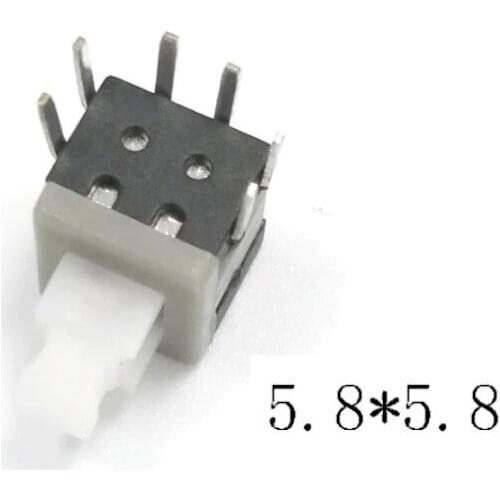 KFC-5.8 Lockless switch 5.8*5.8 side insert high temperature resistant 6 feet high head horizontal