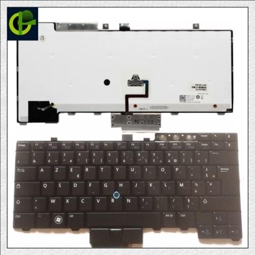 French Azerty Backlit keyboard for Dell Latitude E6400 E6410 E5500 E5510 E6500 E6510 Precision M2400 M4400 laptop FR