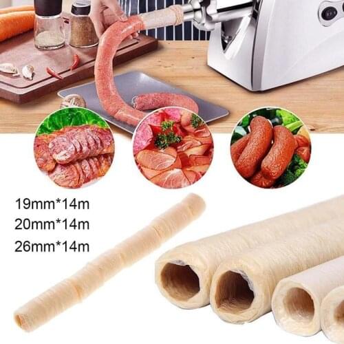 Collagen Protein Meat Casing Dry Pig Sausage Casing Skin For Sausages Soy Protein Sausage Tool Collagen Protein Meat Casing