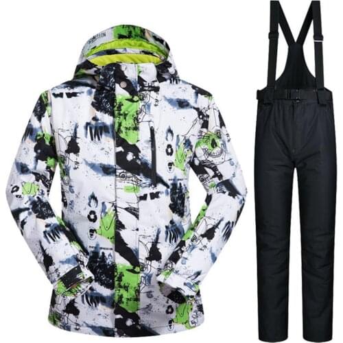 Ski Suit Men Winter Warm Windproof Waterproof Outdoor Sports Snow Jackets And Pants Hot Ski Equipment Snowboard Jacket Men