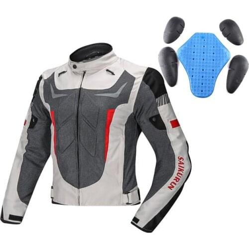 Motorcycle Jacket Men Windproof Moto Jacket Riding Racing Motorbike Clothing Protective Jacket