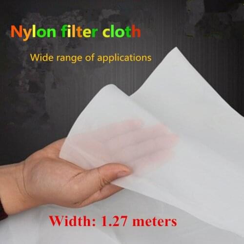 High quality Nylon Filter Cloth Soya Bean Screen Coffee Wine Net Fabric Industrial Filter Mesh Width: 1.27meters