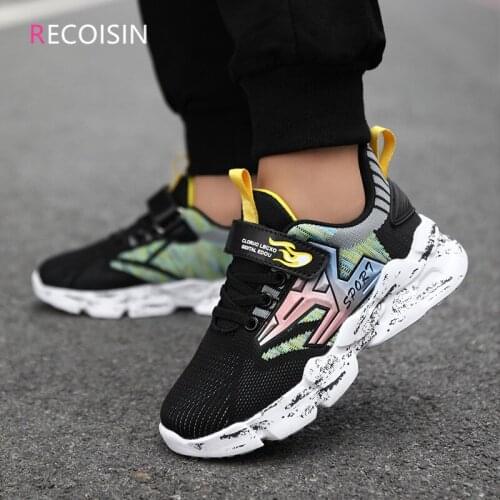 RECOISIN 2020 New Autumn Kids Sports Shoes For Boys Comfortable Casual Children Sneakers Boys Running Shoes Chaussure Enfant