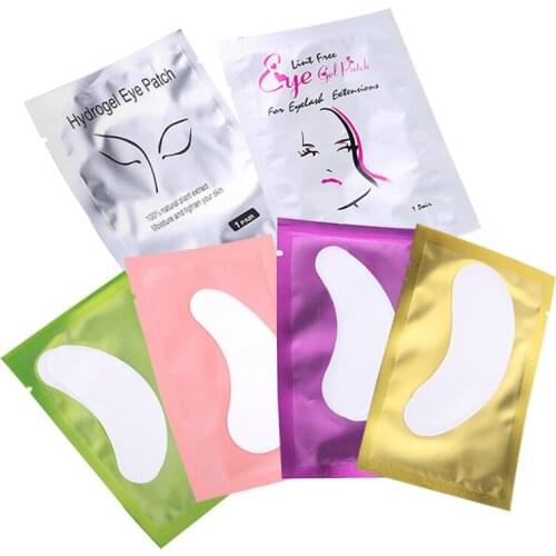 50/100pairs/pack Hydrating Eye Tip Stickers Wraps Eye Care Pad New Paper Patches Under Eye Pads Lash Under Eye Gel Patches