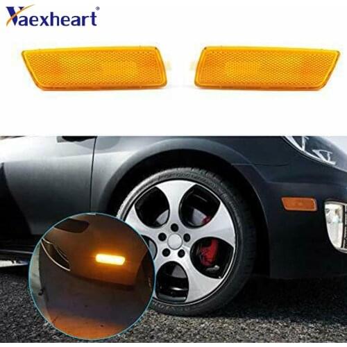 Front Side Marker Lights Turn Signal Lamp Indicators For VW Golf 5 GTI Jetta MK5 2006-2009