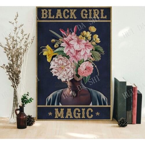 African American poster, Black girl magic art, black women art, black pride art, gift for daughter poster, wall hanging