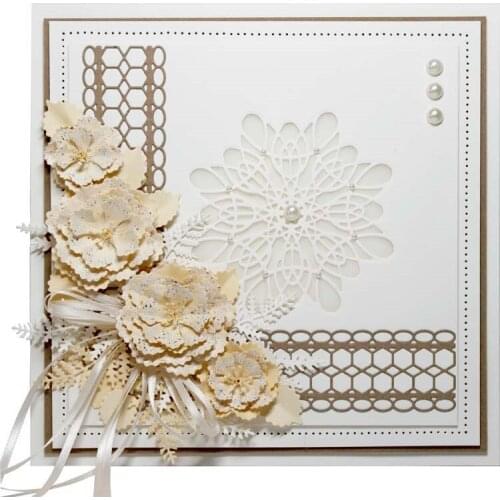 Hollow Background Frame Metal Cutting Dies Stencils for DIY Scrapbooking/photo album Decorative Embossing DIY Paper Card