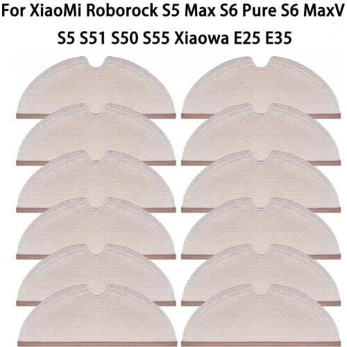 For Roborock Mops Accessories Full Coverage Parts For Roborock S5 MAX S6 S50 S55 Roborock S6 MAXV Vacuum Cleaner Mops