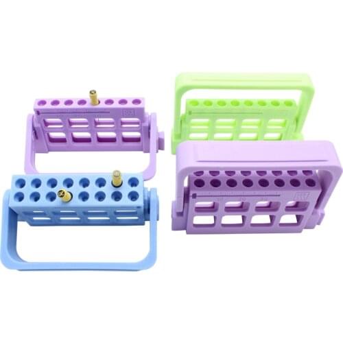 Dental Plastic Holder Stand Root Canal File Holder Endo Measuring Instrument With a Record Function Dentisty Tools Instrument