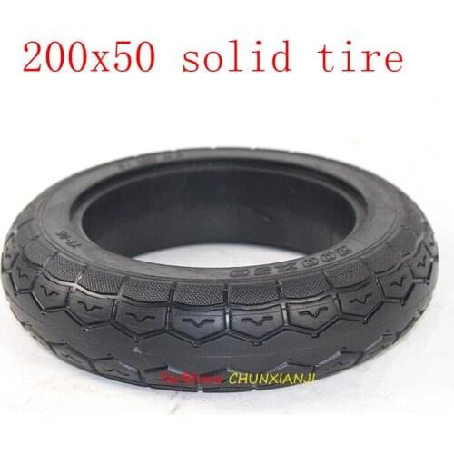 Super 200x50 Solid tyres 200*50 tubeless tire Non-inflatable tyre fits motorcycle Balancing Hoverboard Electric Scooter