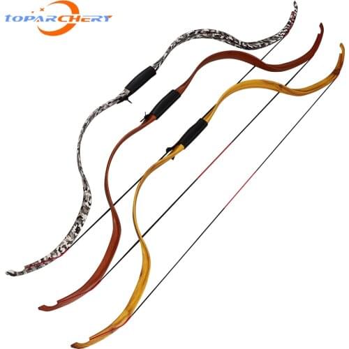 Toparchery 25Ibs Recurve Bow for Shooting 50 Inch Traditional Take-down Bow Archery Target Shooting Bow Outdoor