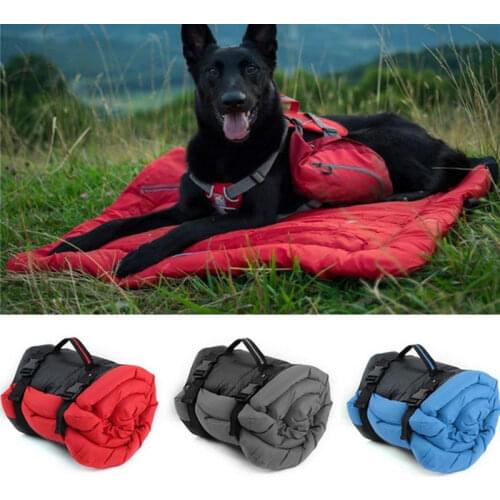 3 Colors Outdoor Dog Bed Blanket Portable Dog Cushion Mat Waterproof Outdoor Kennel Foldable Pet Beds Couch For Small Large Dogs