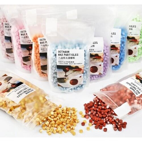 1620pcs Octagonal Sealing Wax Beads Stamp DIY Wedding Birthday Invitation Decorative Wax Stamp Retro Wax Seal Card Making Tools