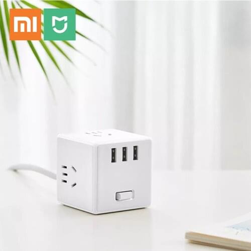 Xiaomi mijia cube converter usb socket converter plug multi-function plug-in board electric cube charging tow board smart