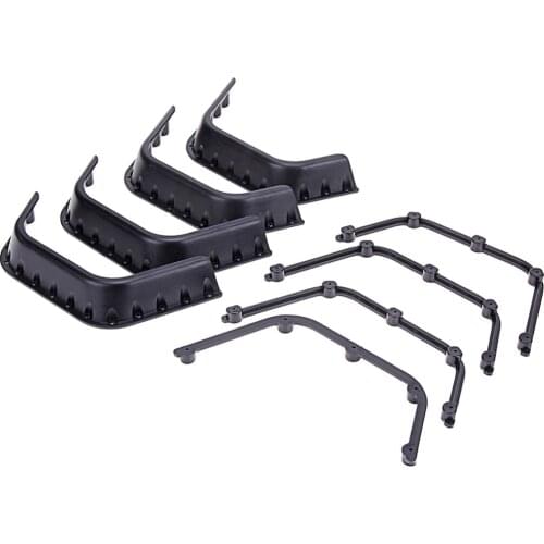 1:10 RC Crawler Black Fender Flares RC Crawler Body for Axial SCX10 for Gelande II D90 D110 Body Shell Parts RC Cars Acce