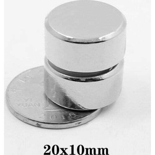 2/5/10/15/20pcs 20x10 Powerful Magnets 20mmx10mm Permanent Round Magnet 20x10mm Neodymium Magnetic Super Strong Magnet 20*10