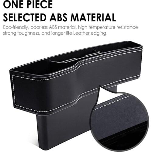 Car Crevice Storage Box Seat Gap Seat Gap Filler Organizer Slit Pocket Catcher Organizer Universal Card Phone Holder Pocket