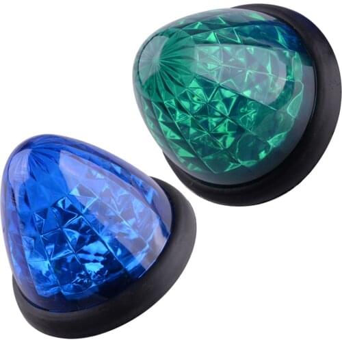 Car Trailer Truck LED Beehive Side Marker Light Round Cone Grommet Side Marker Clearance Cab Sleeper Lamp 24V