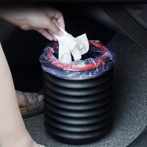 Car Folding barrel Trash Can for Land Rover Range Rover Velar Evoque Freelander Discovery Vision Defender