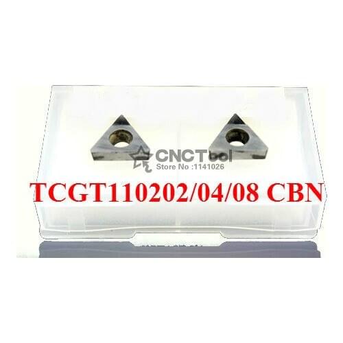 Free shipping 2PCS TCGT110202/ TCGT110204/ TCGT110208 CBN Diamond inserts ,Carbide Milling Inserts,Turning Milling Cutting Tools