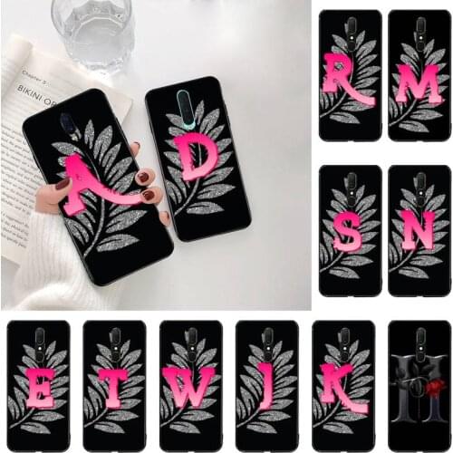 HPCHCJHM Custom name Letter Monogram DIY Printing Phone Case cover Shell For Oppo A5 A9 2020 Reno2 z Renoace 3pro Realme5Pro