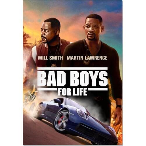 Custom Movie Bad Boys For Life Painting Home Room Wall Decoration Canvas Posters And Decoration Pictures 20x30cm,27x40cm,30x45cm