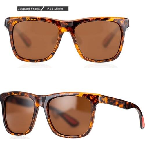 Classic Outdoor Sports Leopard Short Sight Sun Glasses Polarized Sunglasses Custom Made Myopia Minus Prescription Lens -1 To -6