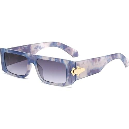 Small Rectangle Sunglasses Men Women Square Sun Glasses Luxury Brand Travel Shades Vintage Retro UV400 Lunette De Soleil Femme