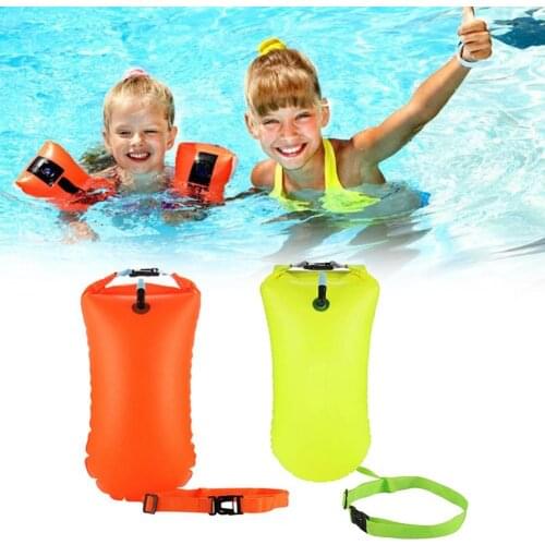 Inflatable Rafting Bag Foldable Lightweight Portable Swimming Buoy Safety Float Pouch Air Dry Bag Summer Drifting Pouch