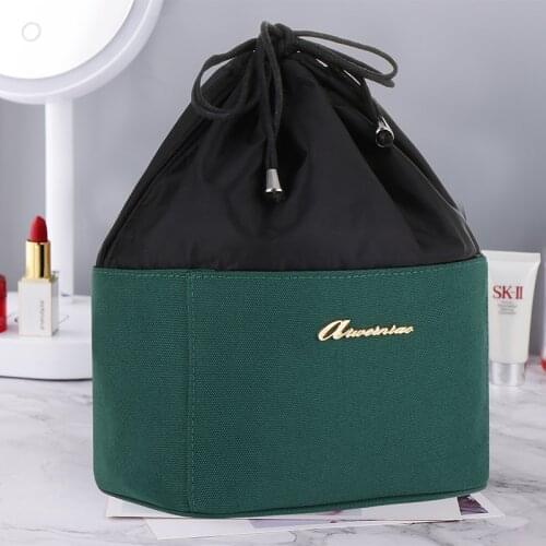 New Lazy Makeup Bag Travel Storage ins Style Wash Bag High Capacity Toiletries Organizer Case 2021 Drawstring Women Cosmetic Bag