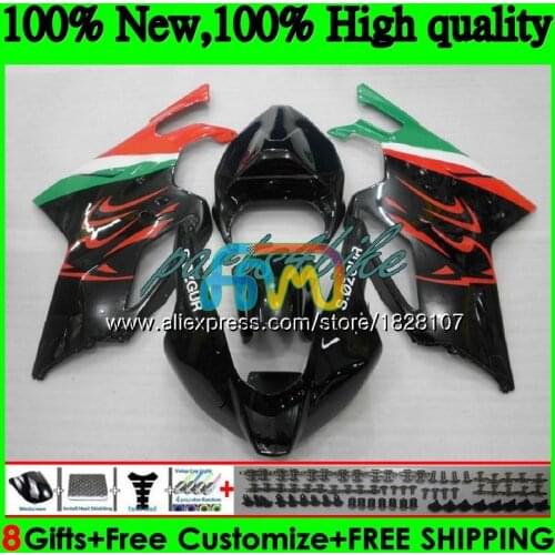 RSV1000R For Aprilia RSV1000 R Mille 03 04 05 06 55BS.36 RSV1000RR RSV 1000 R RR 1000R 2003 Green black 2004 2005 2006 Fairing