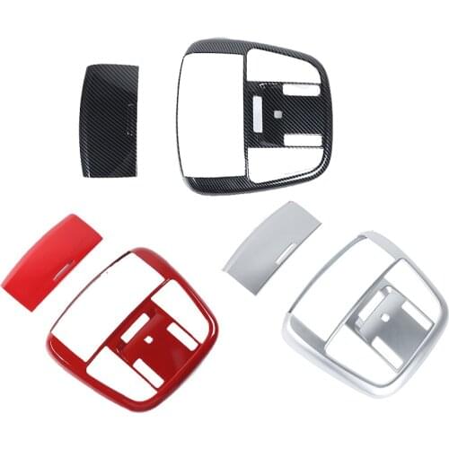 Fit for Jeep Grand Cherokee 2011-2021 Front Reading Light Lamp Panel Cover Trim ABS Interior Car Accessories