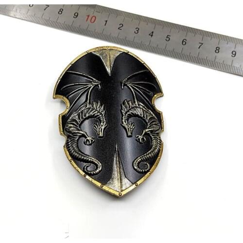 ​POPTOYS ALS005 1/6 Scale Alloy Armor Series Flying Dragon Knight Metal Shield Model For Action Figure Body DIY
