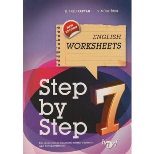 Step by Step English Worksheets 7 Lily Of The Valley Ozer, Desire Captain Letters Educational Publishing (TURKISH)